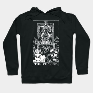 The Chariot Tarot in white Hoodie